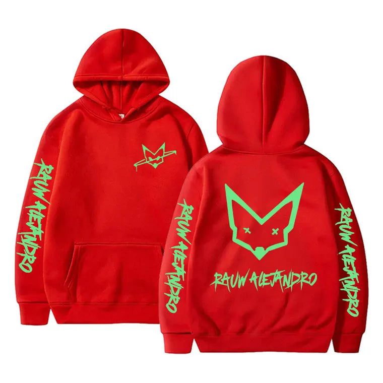 Rauw Alejandro Double Sided Printed Hoodie Saturno Pullover Todo De Ti Hoodies Men Women Fashion Oversized Hooded Sweatshirt