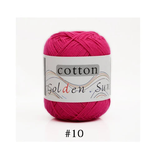 100 Percent Cotton Yarn for Hand Knitting and Crochet 8 Ply Worsted Soft Yarn for Sweaters and Blankets 50g 200m
