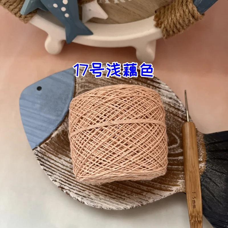100g 100% Cotton Crocheting Lace Yarn for Hand Knitting and Amigurumi Projects