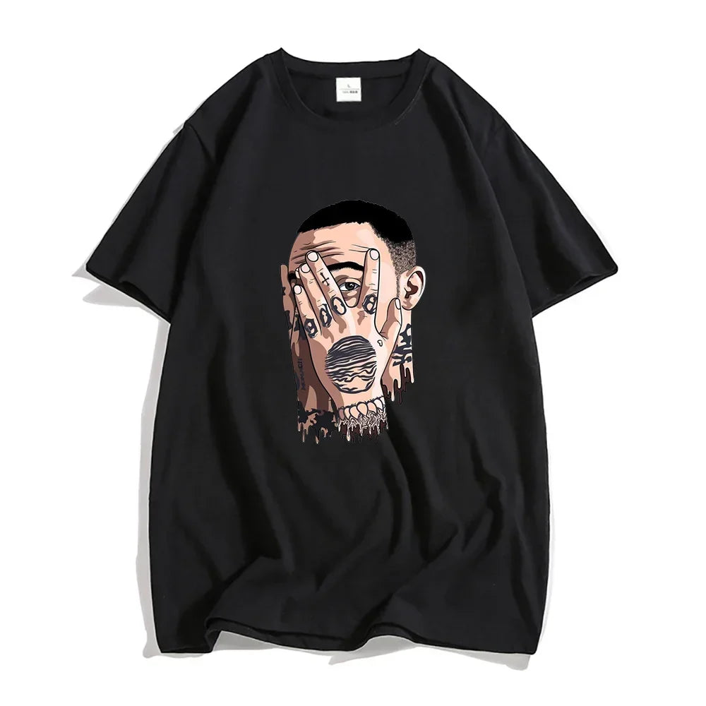 Macc Miller Hip Hop T Shirt for Men and Women Casual Summer Short Sleeve Loose Fit Clothing