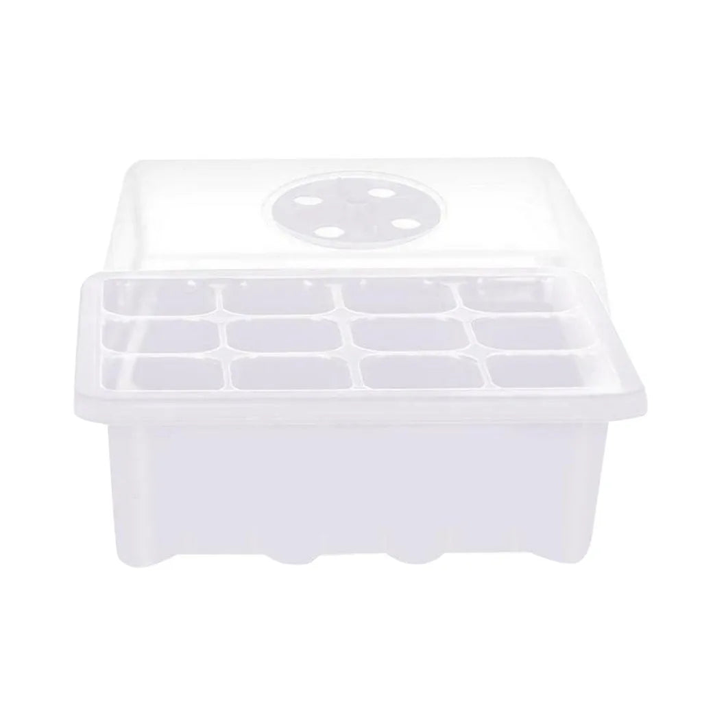 12 Hole Plant Seed Grows Box Nursery Seedling Garden Yard Tray Hot Seed Th Box Convenient For Daily Use Sowing Tray New