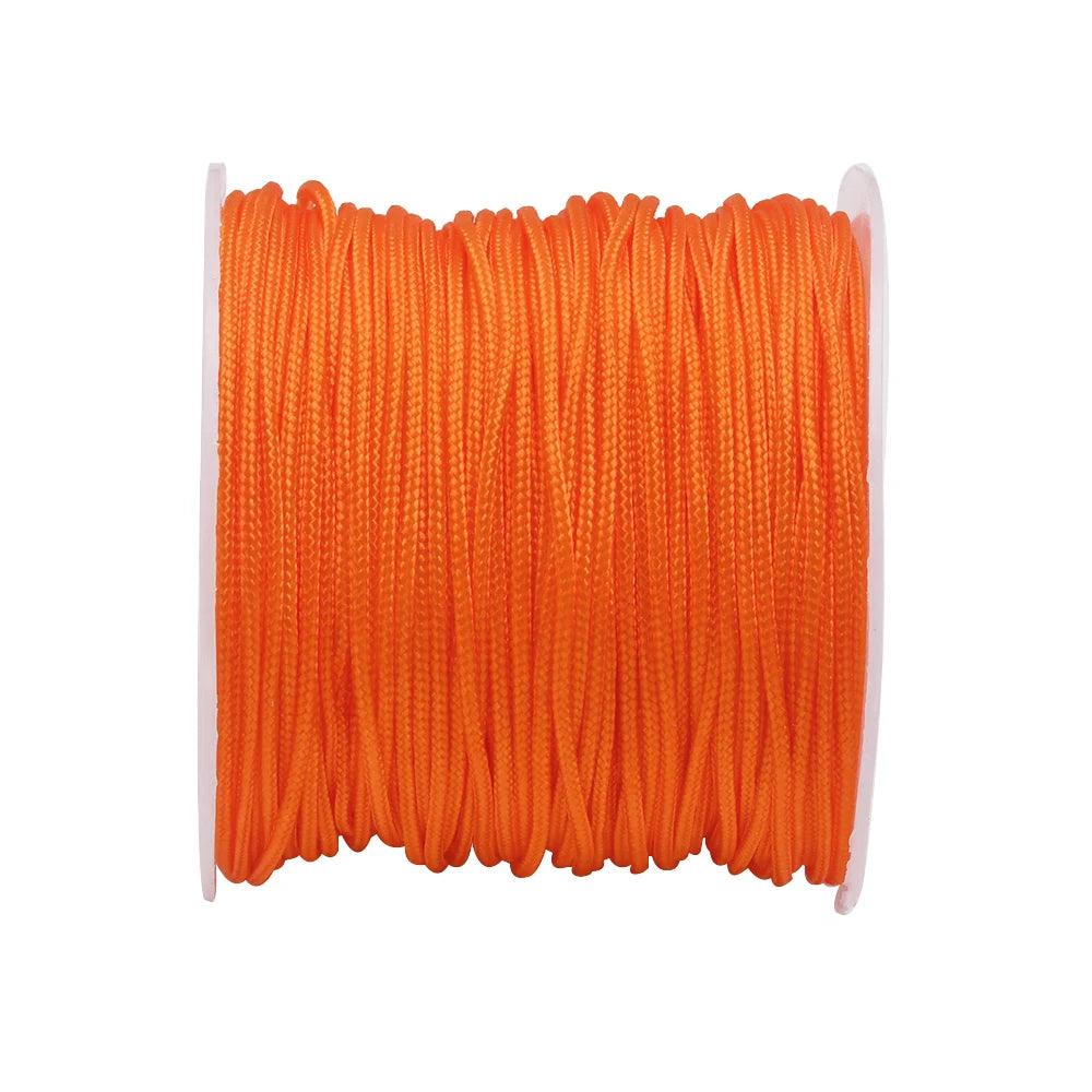 22 Yard 1.0mm Nylon Bead String Bracelet String Chinese Knot Braided Cord Kumihimo Macrame Thread For Keychain Jewelry Making