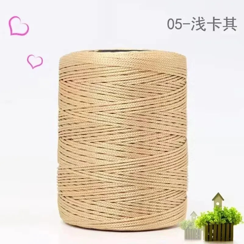 100g 230M Ice Silk Bright Yarn Thin Ice Blended Braided Thread for DIY Hand Knitting and Crocheting Projects