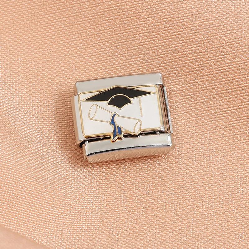 Fashion Eye Star Cute Animals Star Fish Spider Poker Queens Friendship Charm Italian Link Fit 9mm Bracelet Making DIY Jewelry
