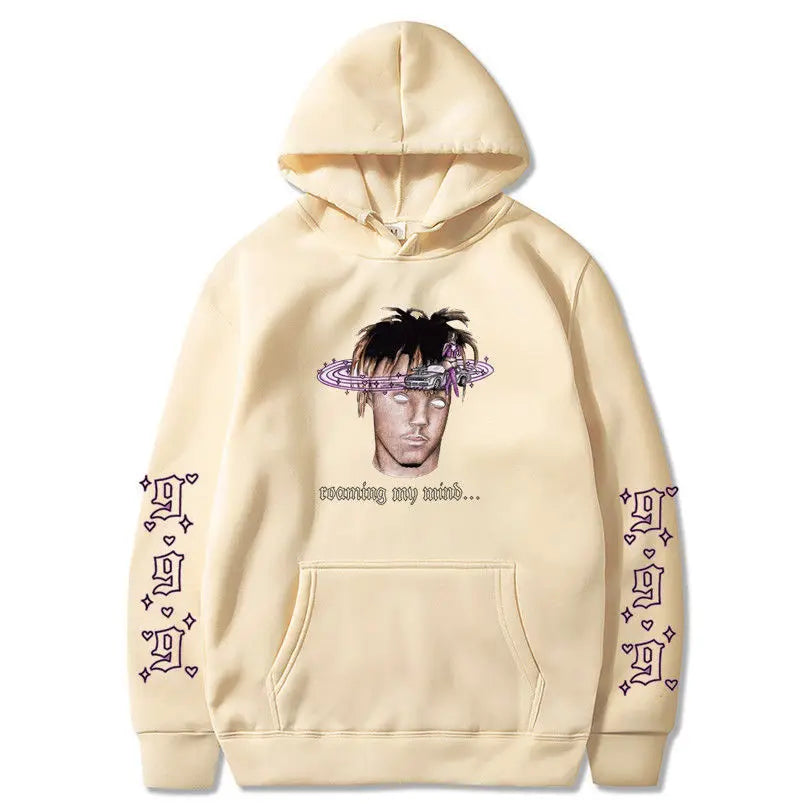 Rapper Juice Wrld 999 Letter Printed Hoodie Y2k Women's Casual Fashion Sportswear Autumn/Winter Hoodie Men's Women's Clothing