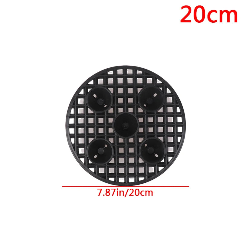 1Pc 20/30/40cm Mesh Breathable Root Control Planter Base Tray Booster To Prevent Rot And Damage To Planters On Patio Decks