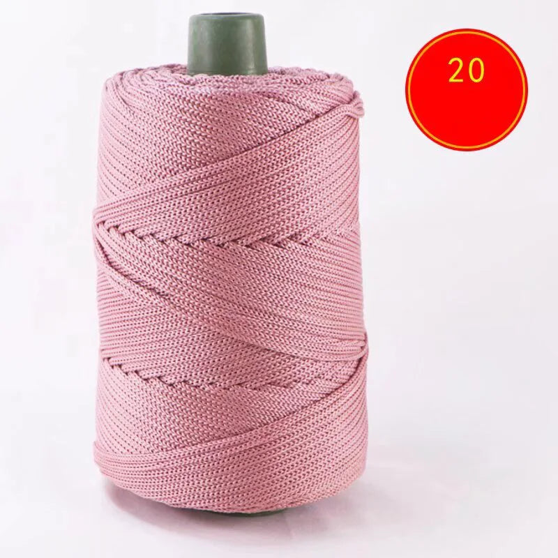 Lightweight Ice Silk Thread 225g Handcrafted Yarn for Summer Hats Storage Baskets and Seat Cushions