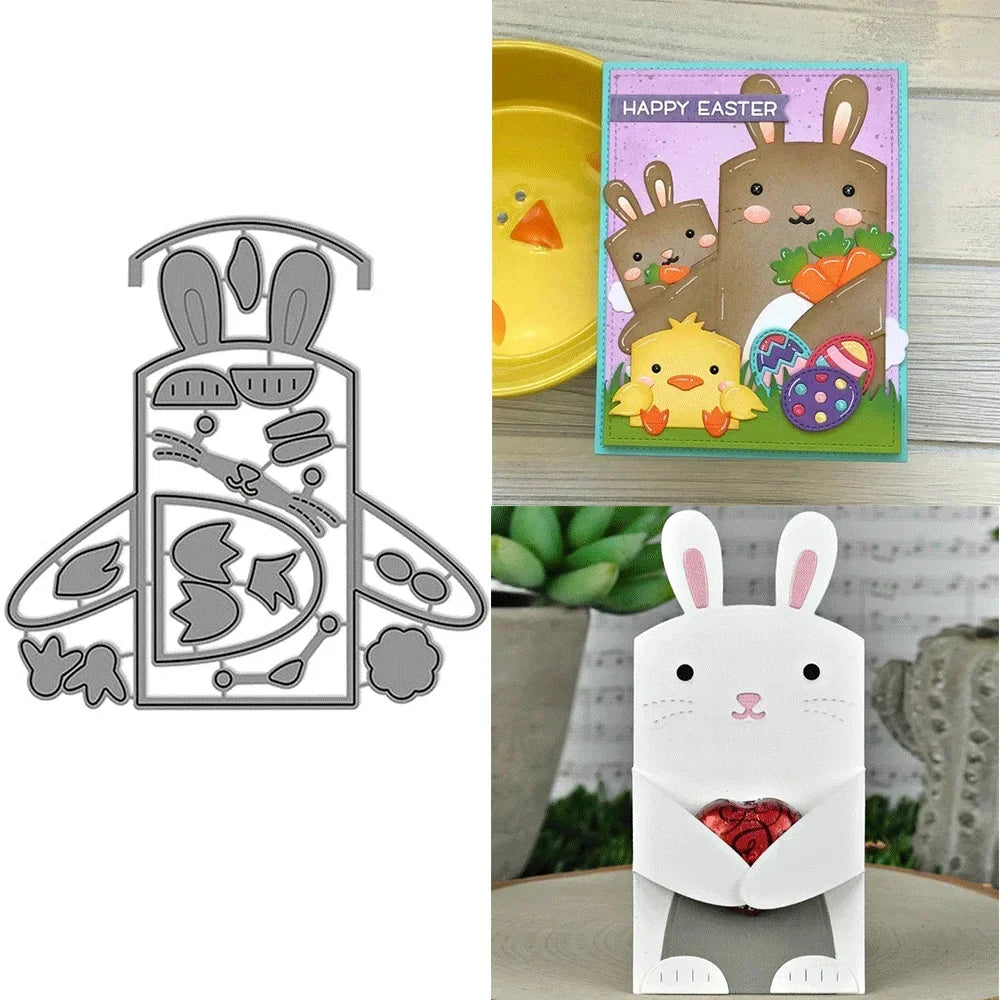 Meadow Backdrop Tiny Gift Box Add On Metal Cutting Dies Embossing Diecut for DIY Card Making Scrapbooking Crafting Supplies