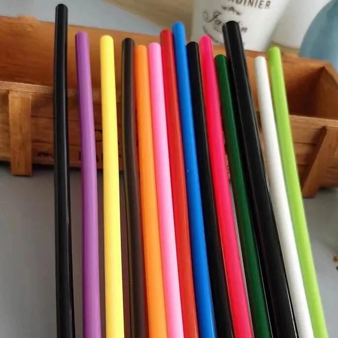 30pcs Mixed Color High Adhesive Strong Color Glitter Hot Melt Glue Sticks 10*0.7mm