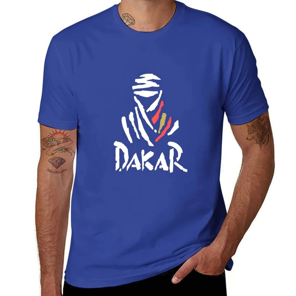 Dakar Spain Anime T-Shirt Quick-Drying Graphic Tee for Sports Fans and Rappers