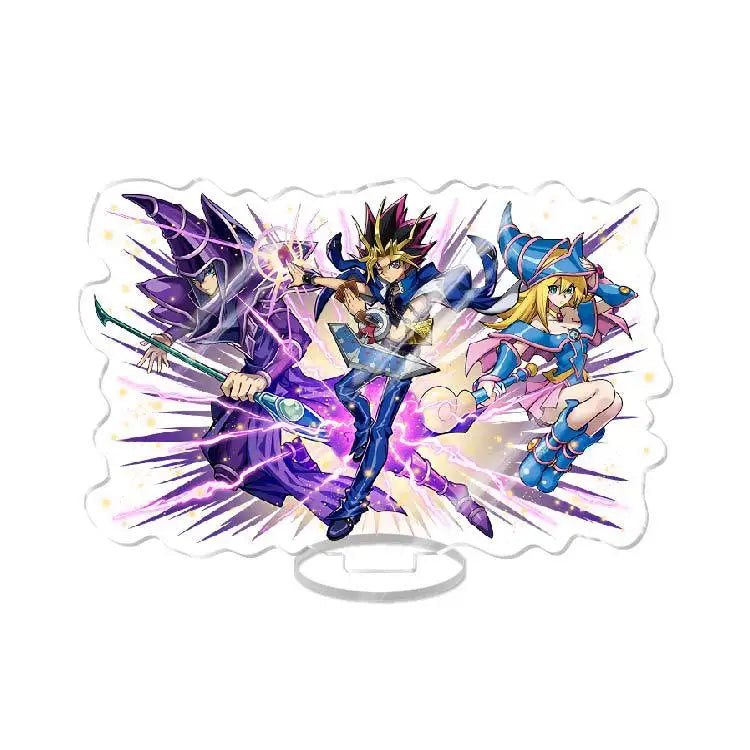 Anime YuGiOh Yu-Gi-Oh! VRAINS Acrylic Stand Figure  Model Desktop Ornaments Doll Yusaku Fujiki Keychain Pendant friend Toy Gift