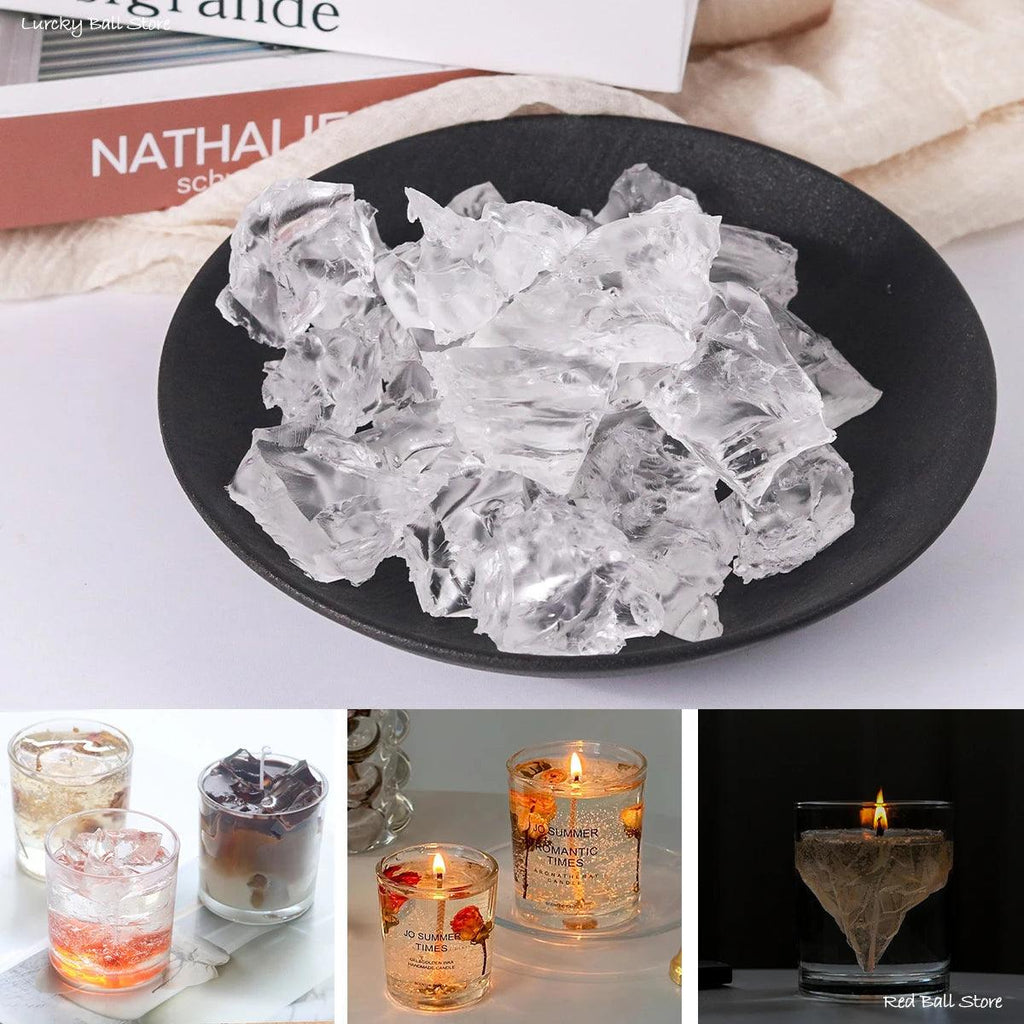 100G Jelly Wax Wholesale DIY Handmade Scented Candle Making Supplies Material Transparent Wax Raw Material Crystal Wax Smokeless - Winord