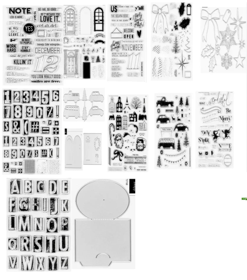 2023  NEW  English   Transparent Clear Silicone Stamp/Seal for DIY scrapbooking/photo album Decorative clear stamp B8088