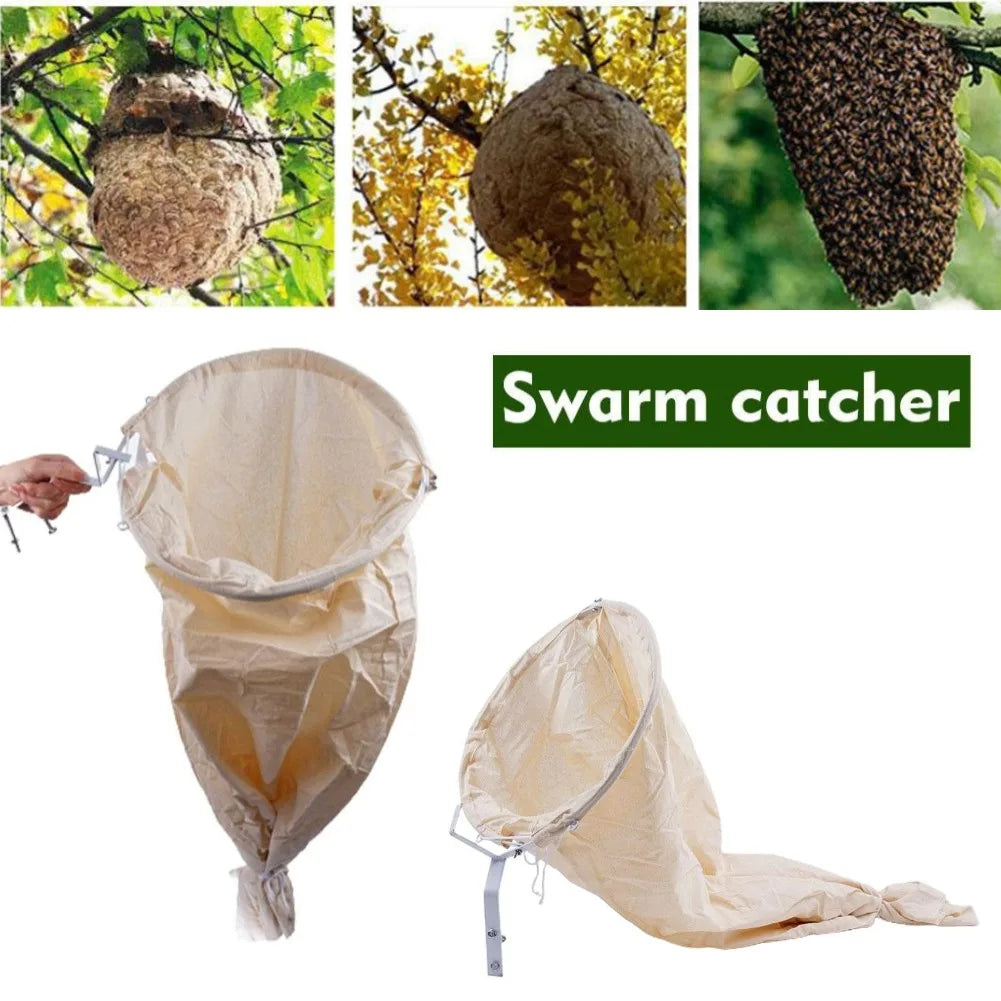 Retractable Bee Swarm Catcher Bag Waterproof Windproof Beekeeper Tool Beekeeping Equipment Honeybee Bee Cage Catcher