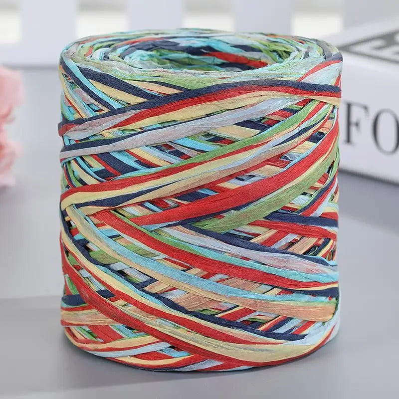 Natural Raffia Straw Yarn For Knitting Crochet Sunhat Bag