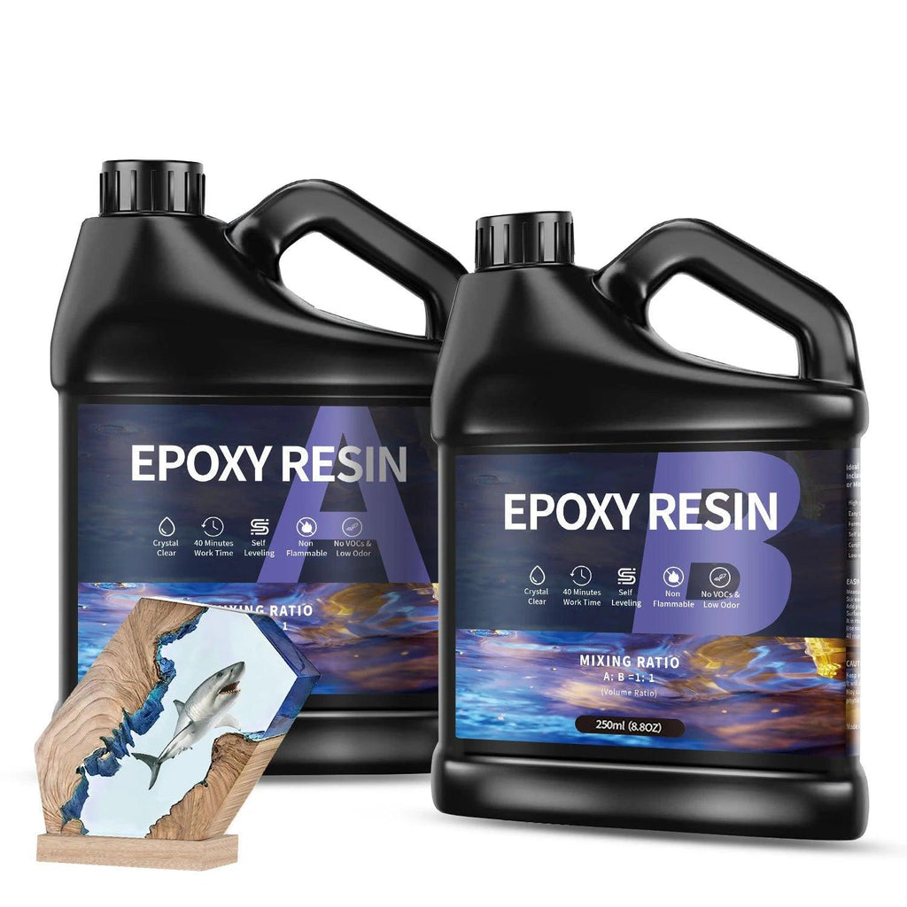 1:1AB Epoxy Resin Glue Set High Adhesive Transparency Crystal Resin Glue For Jewelry Silicone Mold Making Easy Mixed Glue