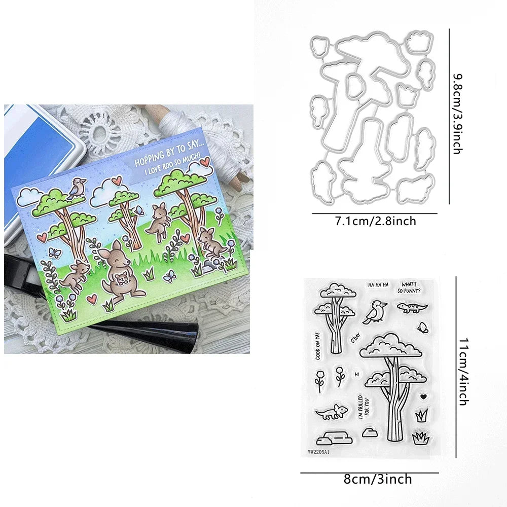 Stitched Root Veggies Metal Cutting Dies Butterfly Embossing Diecut for DIY Card Making Scrapbooking Crafting Supplies