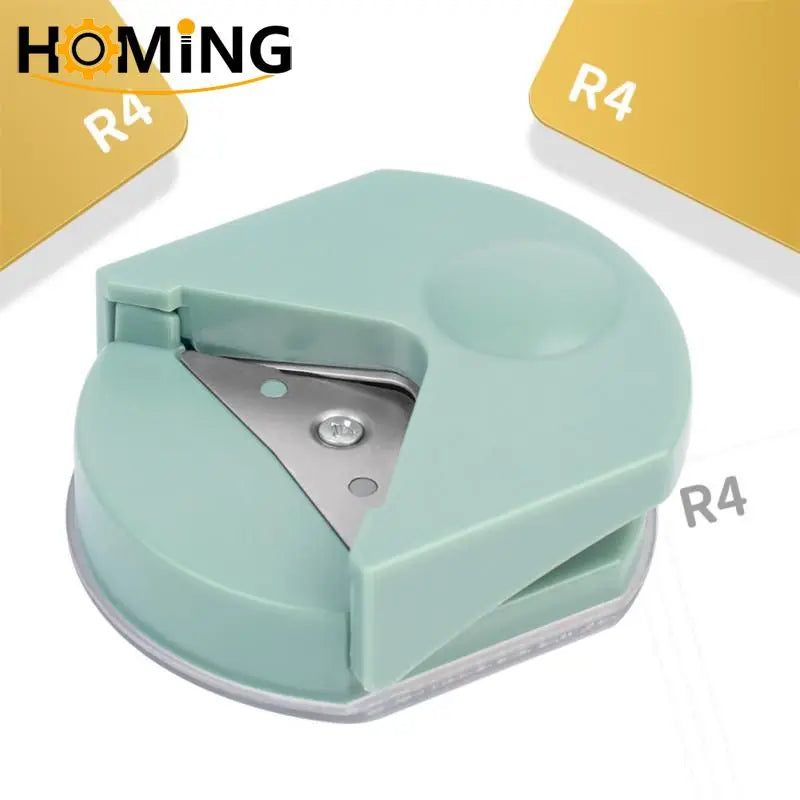 Small Corner Rounder Paper Hole Puncher Plastic R4 Card Cutter Trimmer Angle Photo Die Cut Scrapbook Gift Office DIY Craft Tool