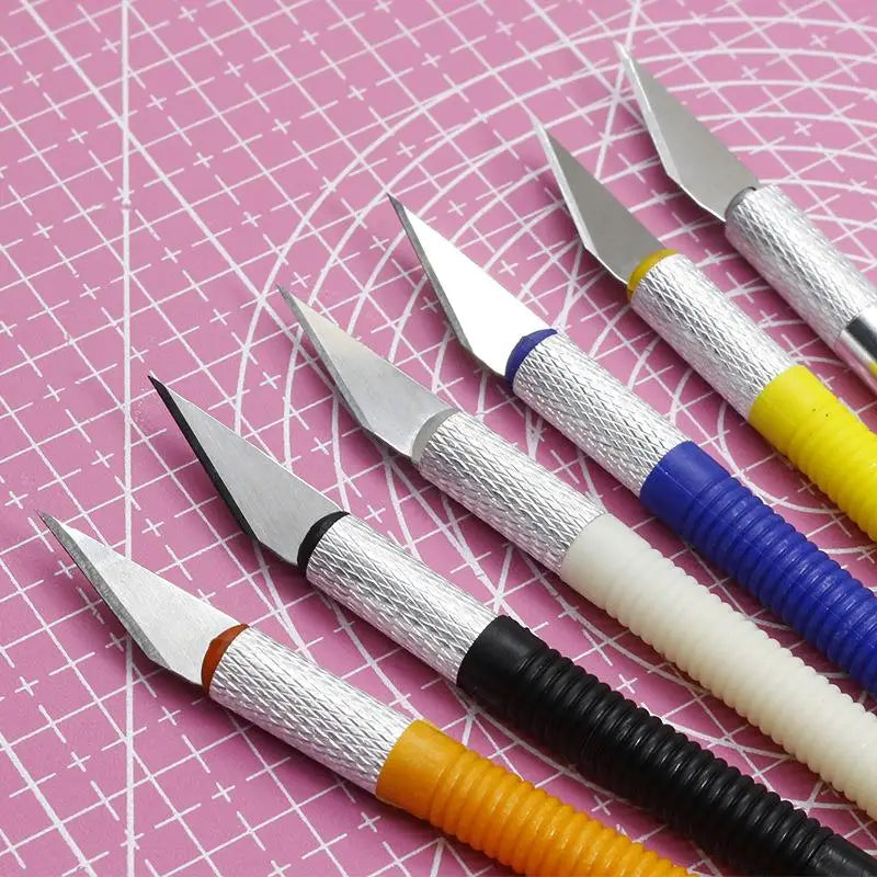 1pc Cutter Knife Art Utility Knife Pen Sword Cut Stickers Scrapbooking Cutting Tool Hand Account Sword School Supplies DIY Craft