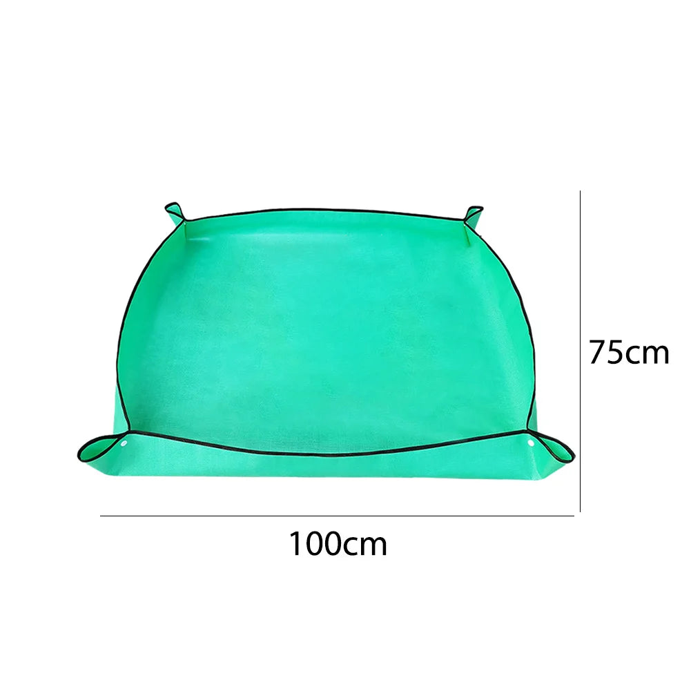 Foldable Planting Mat Waterproof Transplanting Mat Plant Flower Pot Reusable Anti-dirty Garden Potting Pad Gardening Accessories