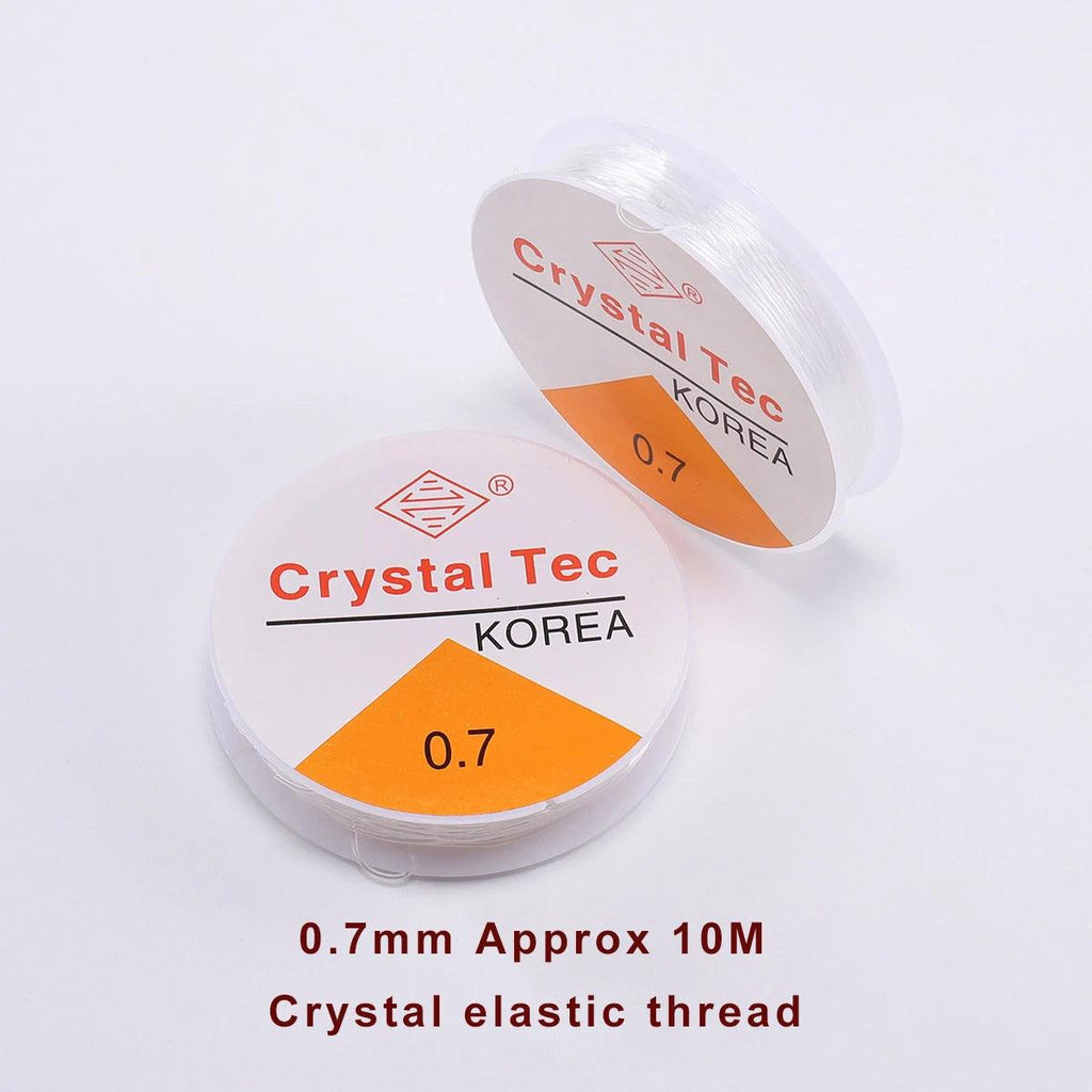 0.2-0.8mm 1Roll DIY Beaded Transparent Nylon Manual Cord Crystal Rope No Elasticity Line For Bracelet Making Fishing Line Supply
