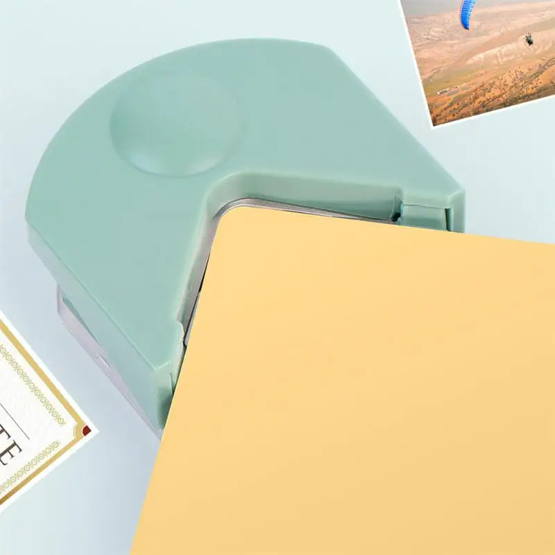 Portable Corner Rounder Punching Trimmer Paper Cutter Business Card Laminating Photo Picture Cutting Chamfer Clipping Tool