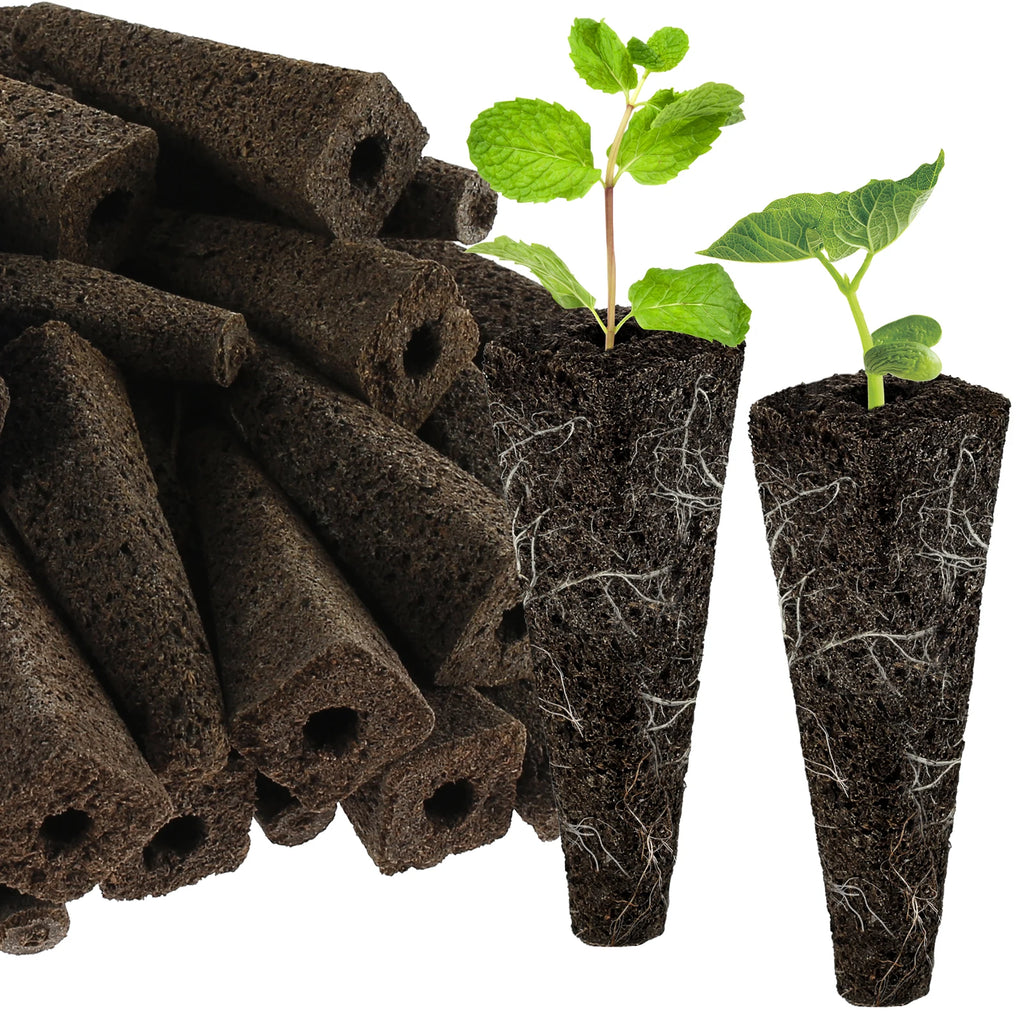 50-135Pcs Seed Grow Sponges Hydroponic Pods Kit Replacement Root Garden Plant Nutrients Growing System Planting Accessories