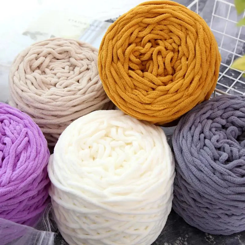 3PC Two Iarge Groups Of Small Ice Strip Thread Hook Slippers Wholesale Hook Hook Shoe Thread Single Strand Thick Wool