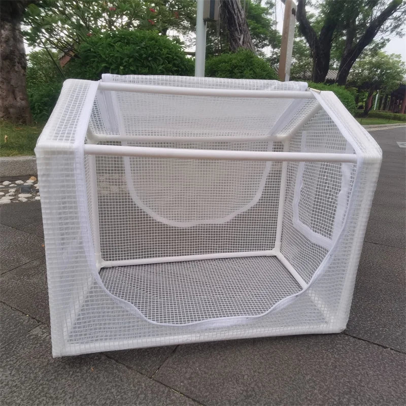 Portable greenhouse rain shelter suitable for indoor and outdoor use in courtyards - easy to install PVC transparent cover that