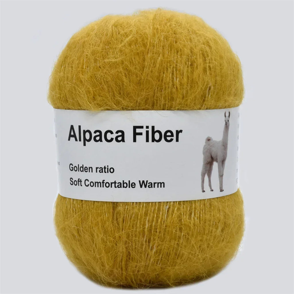 Alpaca Mohair Yarn Plush Thick Crochet Wool For Knitting