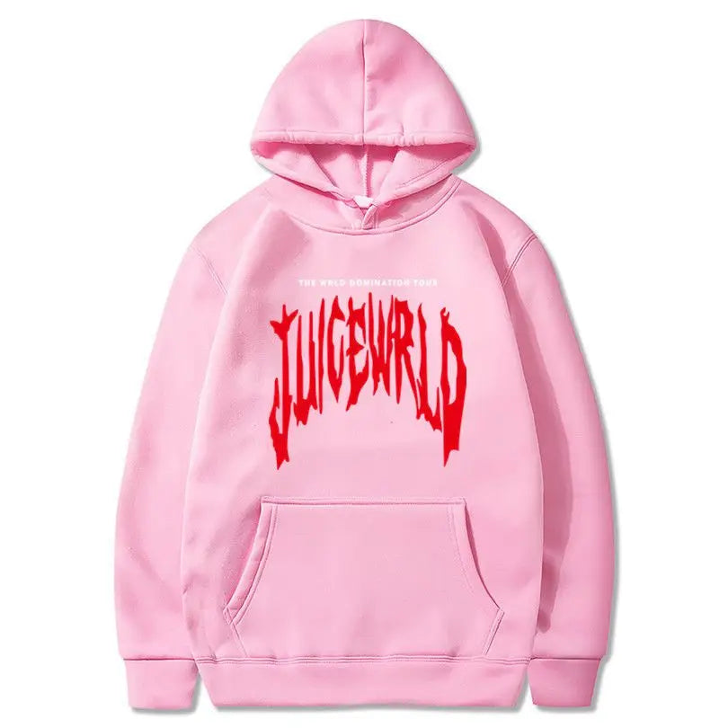 Rapper Juice Wrld 999 Letter Printed Hoodie Y2k Women's Casual Fashion Sportswear Autumn/Winter Hoodie Men's Women's Clothing