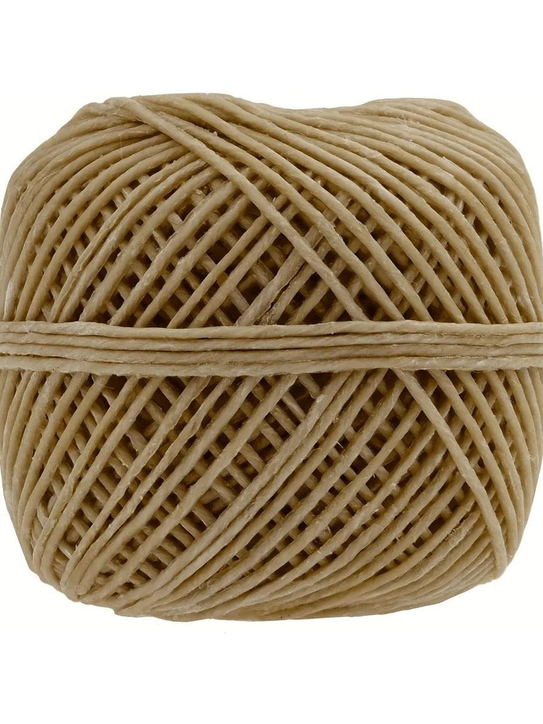 200ft 100% Organic Hemp Wick, Hemp Wick Coated Good Natural Beeswax for Making Hemp Wick Lighter or Candle Burning Slow No Drop, Standard Size(1.2mm)