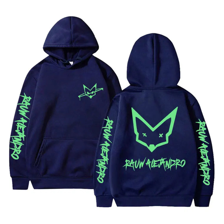 Rauw Alejandro Double Sided Printed Hoodie Saturno Pullover Todo De Ti Hoodies Men Women Fashion Oversized Hooded Sweatshirt
