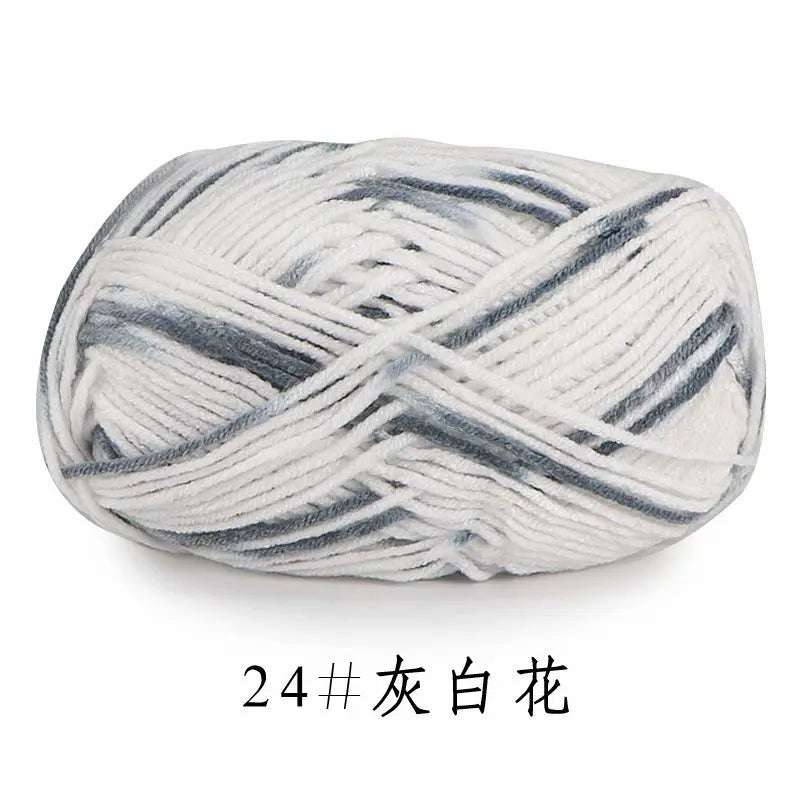 Milk Cotton Five Strand Gradual Change Wool Baby Knitting