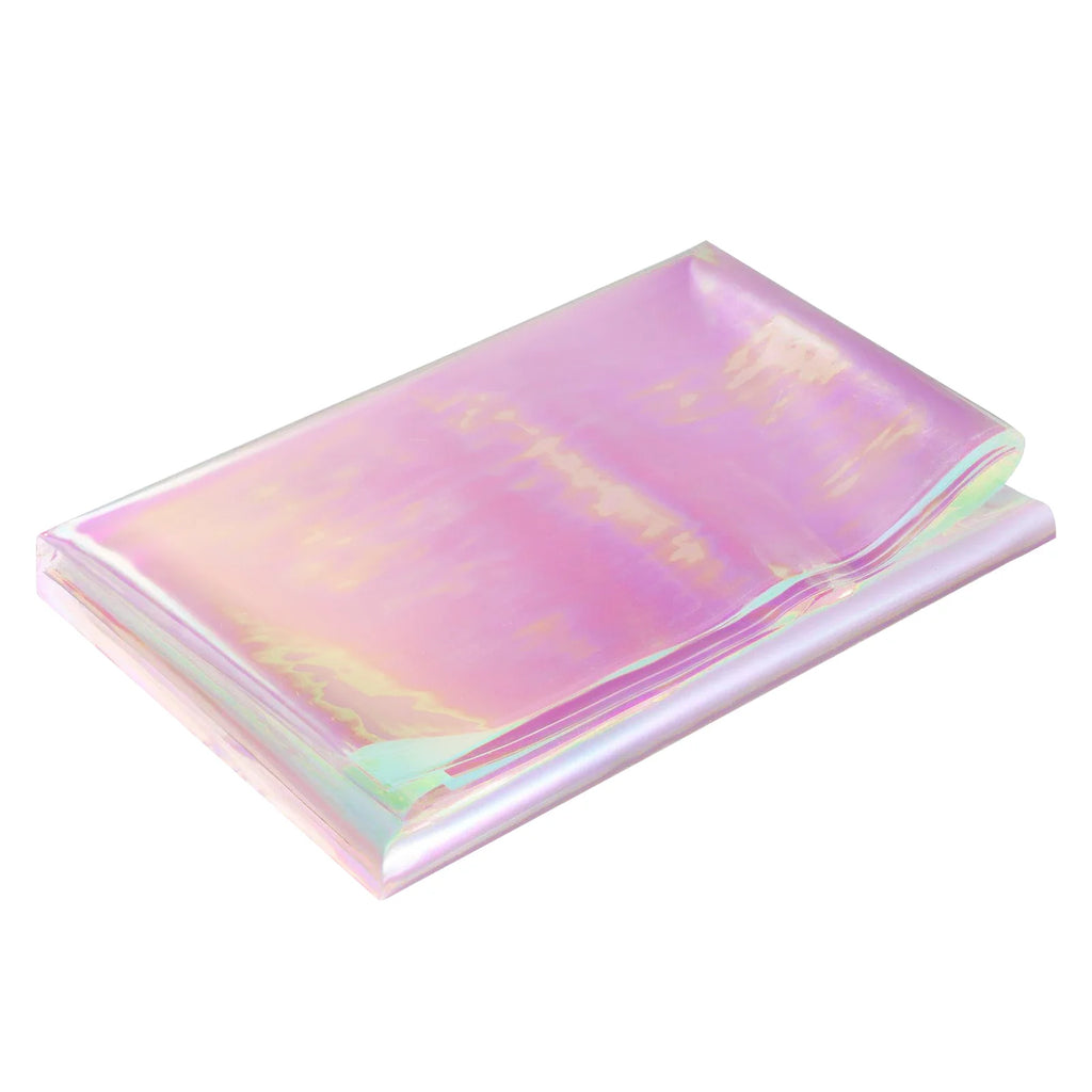 Cellophane Wrap Paper Iridescent Film Colored Packing Film for Diy Wrapping Flower, Gift, Treats- 20pcs