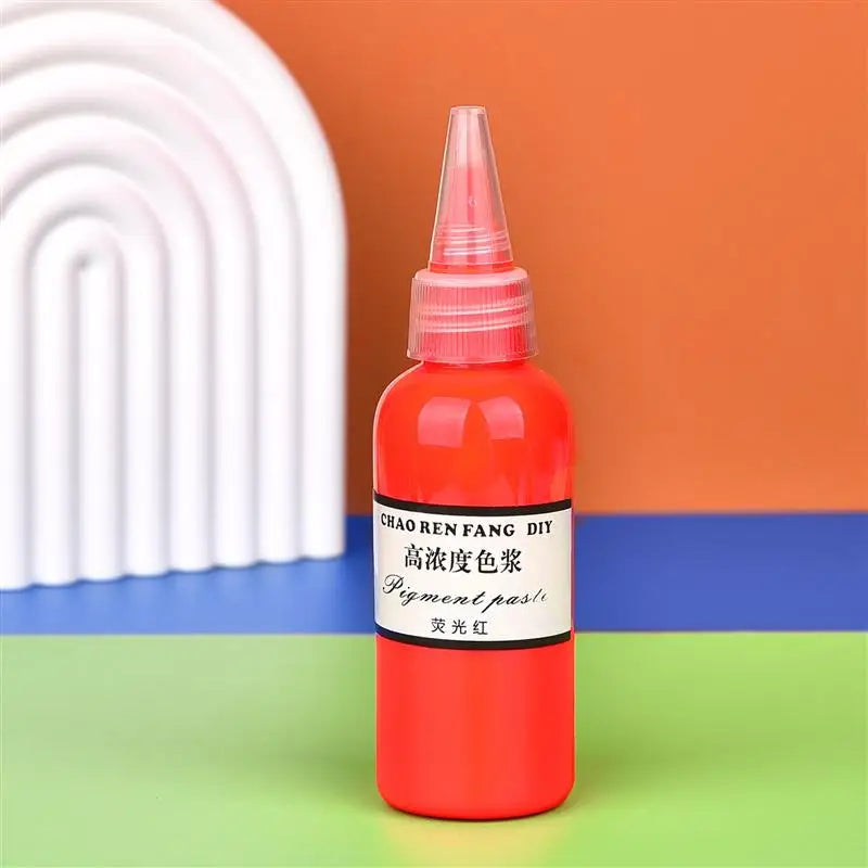 50g/Bottle Paste Pigment UV Resin Liquid Colorant Dye Ink Diffusion For Epoxy Resin Pigment Paste DIY Jewelry Making Resin Dye