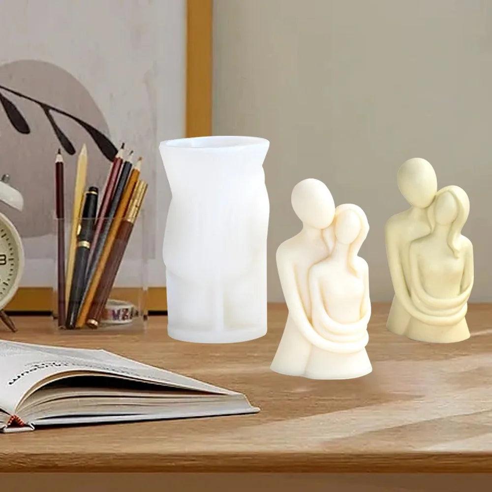 Candle Molds Silicone Mold For Candles Making DIY 3D Moulds For Soy Wax Beeswax Scented Candle Valentine's Day Gifts