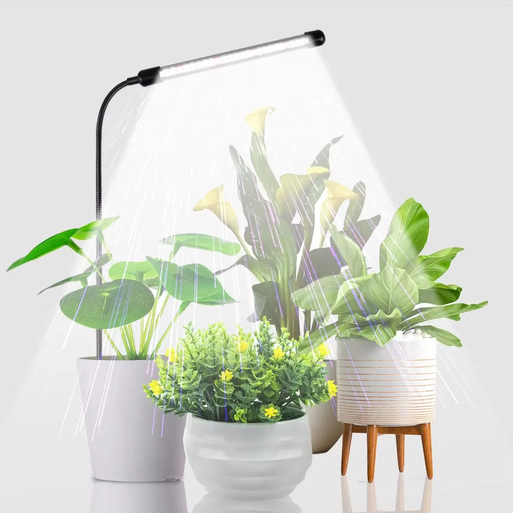 KEBINCPLED USB 5V Grow Lamp Full Spectrum Plant Lights With Control Fitolamp Lights Home Indoor Flower Seedling Clip Phyto Lamp