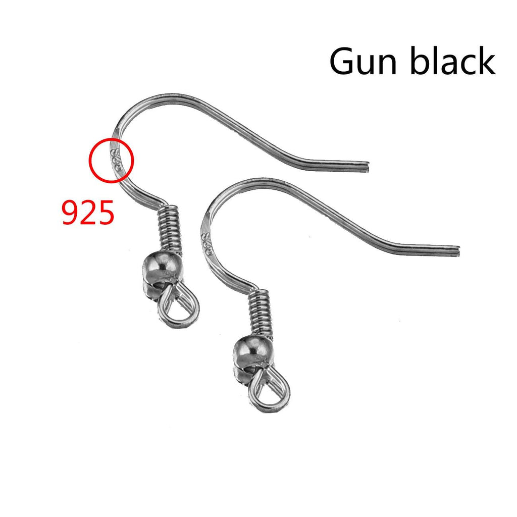 100pcs/lot Carven 925 Silver Copper Earrings Clasps Hooks Fittings DIY Jewelry Making Accessories Iron Hook Earwire Jewelry