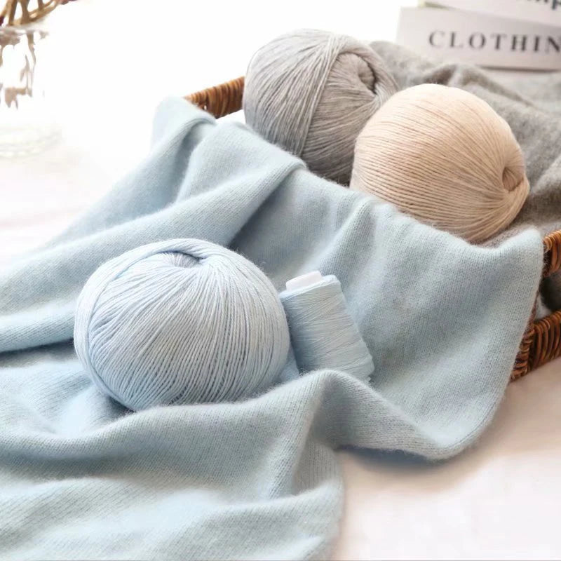 50g+20g Cashmere Yarn for Hand Knitting Sweater Shawl Scarf 100% Mongolian Cashmere Baby Wool Crochet Yarn Knitting Yarn