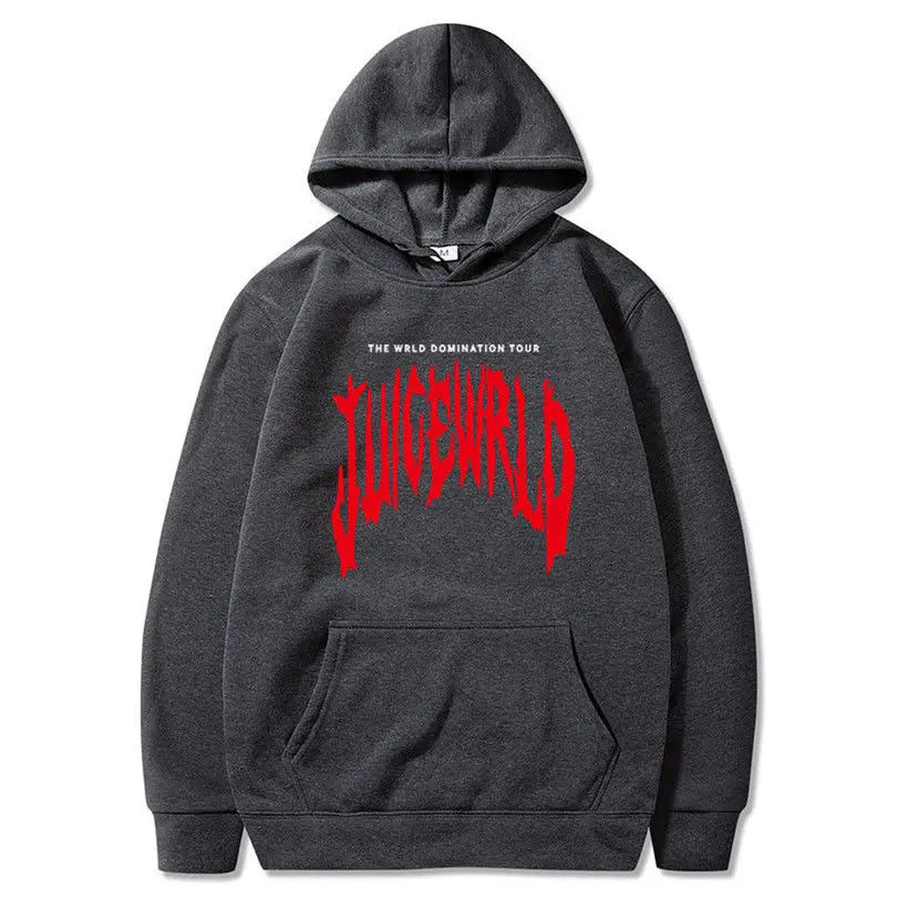 Rapper Juice Wrld 999 Letter Printed Hoodie Y2k Women's Casual Fashion Sportswear Autumn/Winter Hoodie Men's Women's Clothing