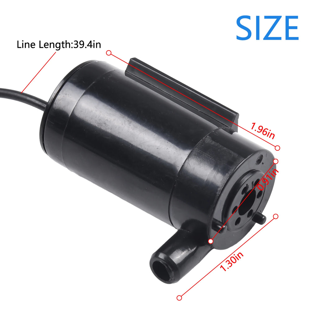 USB Water Pump Mini USB 0 ~ 60 Degree Celsius Anti-corrosive Corrosion-Resistant Electromagnetic USB Submersible Pum Golden