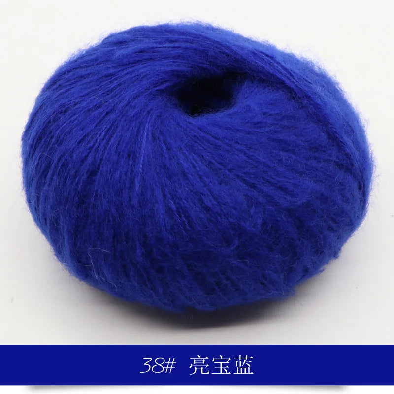 Mohair Yarn 25g Soft Knit Wool For Scarves And Sweaters