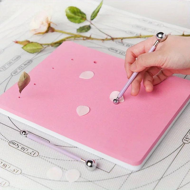 Sponge Mat Fondant Manual Simulation Flower Twist Fondant Clay Surface Plastic Universal Resilience PetalThin Curl Multi-purpose