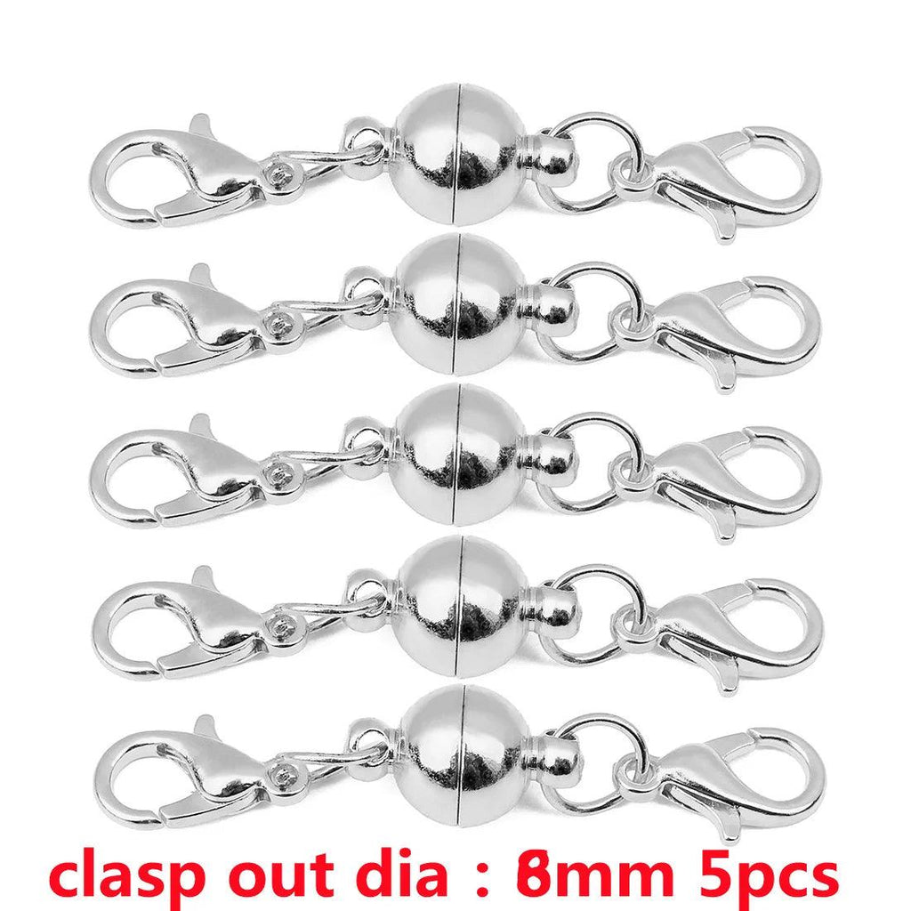 5-10 Sets/Lot Magnetic Clasps for Jewelry Making DIY Bracelet Necklace Magnet Clasp Connector Buckle Fasteners Accessories