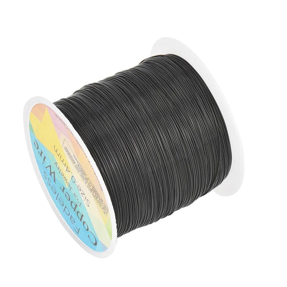 100M/roll Copper Wire 0.3/0.4/0.5mm Beading Cord DIY For Jewelry Making Accessories