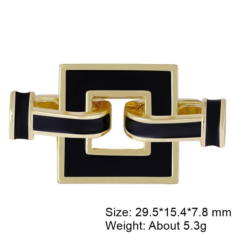 Juya 18K Real Gold Plated Decoration Oval Round Carabiner Lobster Clasp Accessories For DIY Luxury Handicraft Jewelry Making