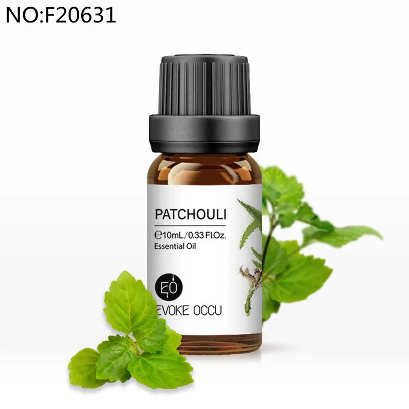 10ml Essential Oil Organic Plant 34 FLAVOR for Diffuser, Humidifier, Massage, Sleep, Bath, Soap,SPA, DIY Scented Candle Perfume