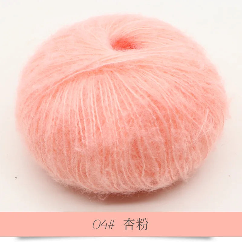 Mohair Yarn 25g Soft Knit Wool For Scarves And Sweaters