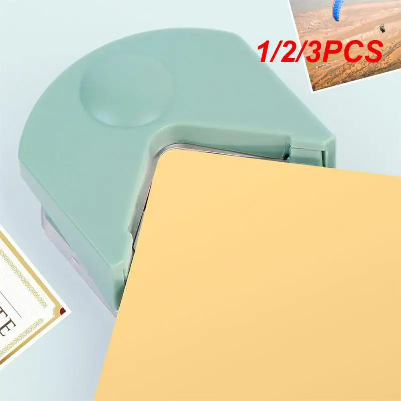 1/2/3PCS Film Business Card Chamferer Pvc Corner Punch Corner Rounder Rounded Corner Punch Mini Round Paper Trimmer Cutter